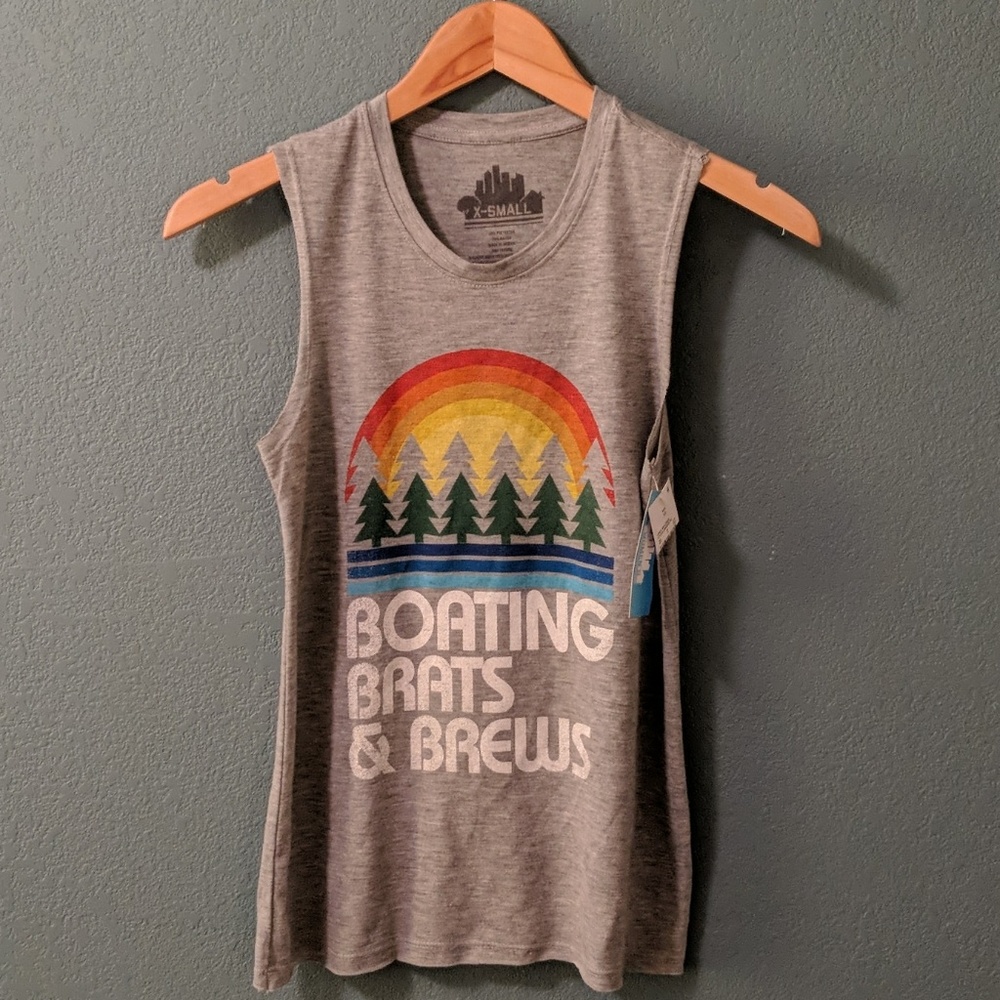Fun Summer Muscle Tank Top